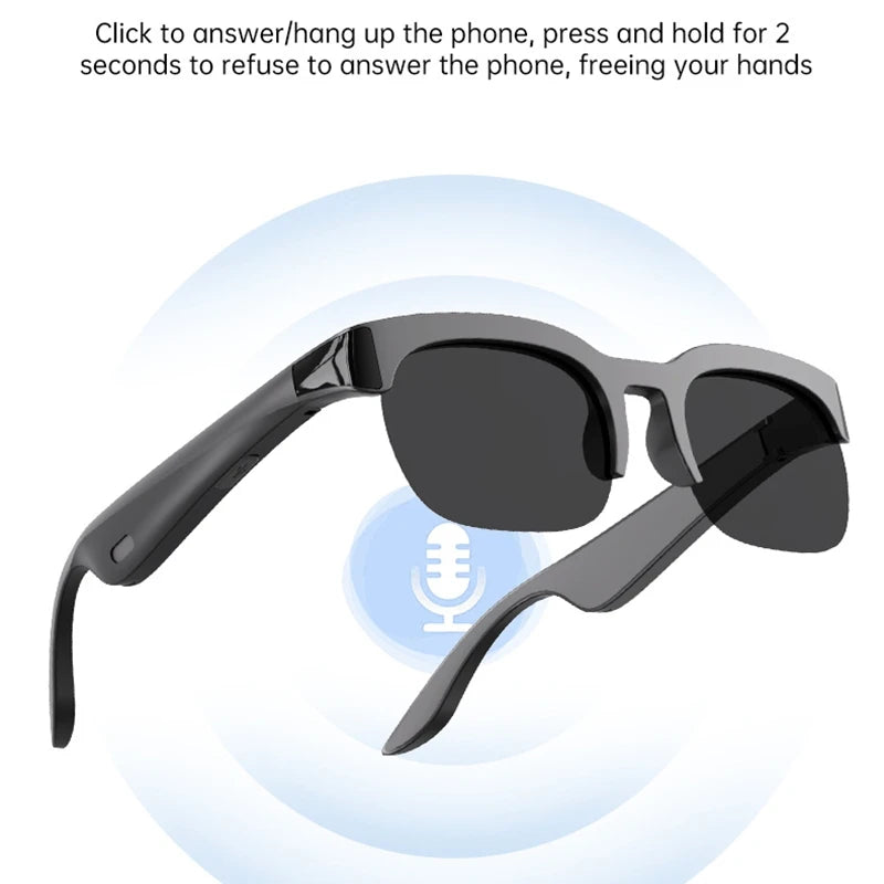 AI Smart Glasses With Bluetooth Audio And Translation