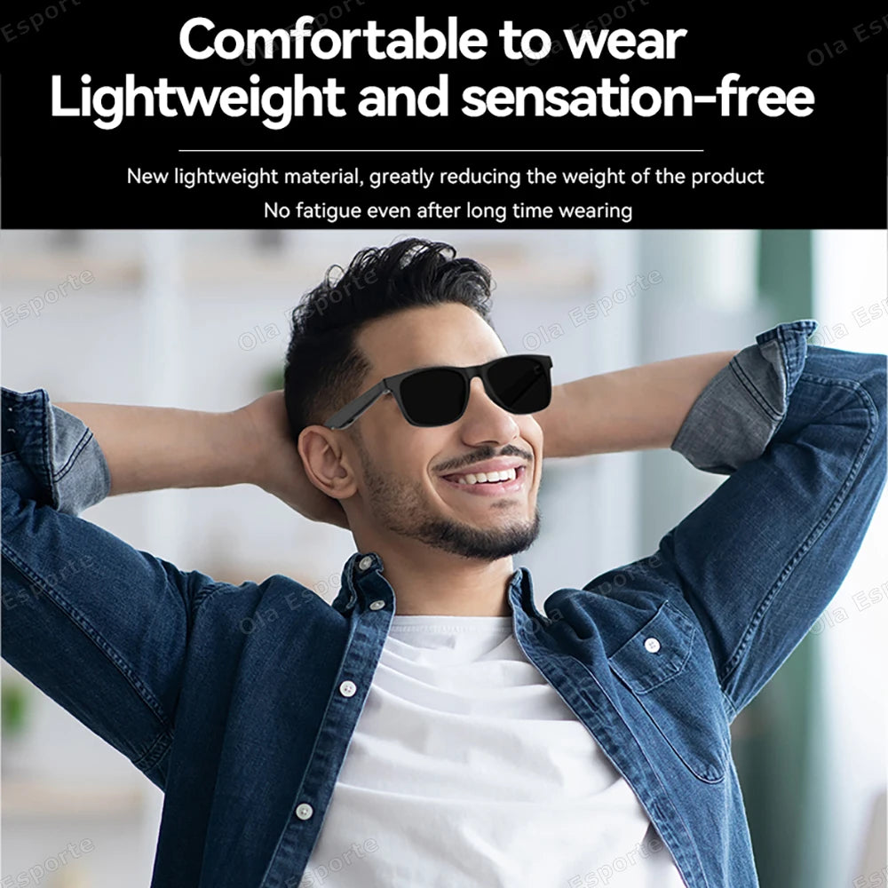 Bluetooth Smart Audio Glasses – Calls, Music & Voice Control - HighRunners