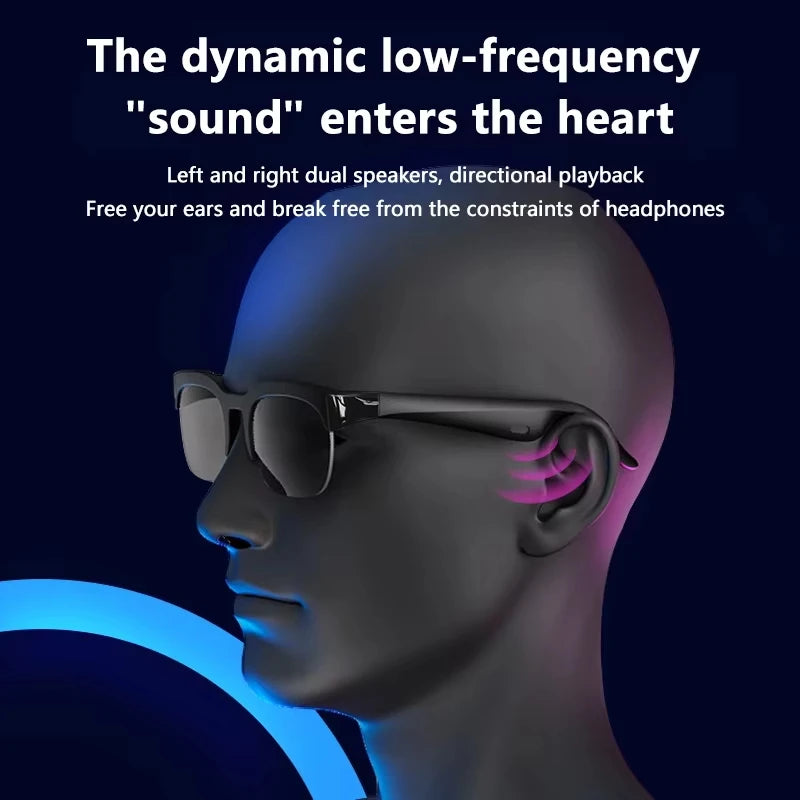 AI Smart Glasses With Bluetooth Audio And Translation