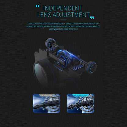 3D VR Headset For Smartphones – Immersive 90° Viewing - HighRunners