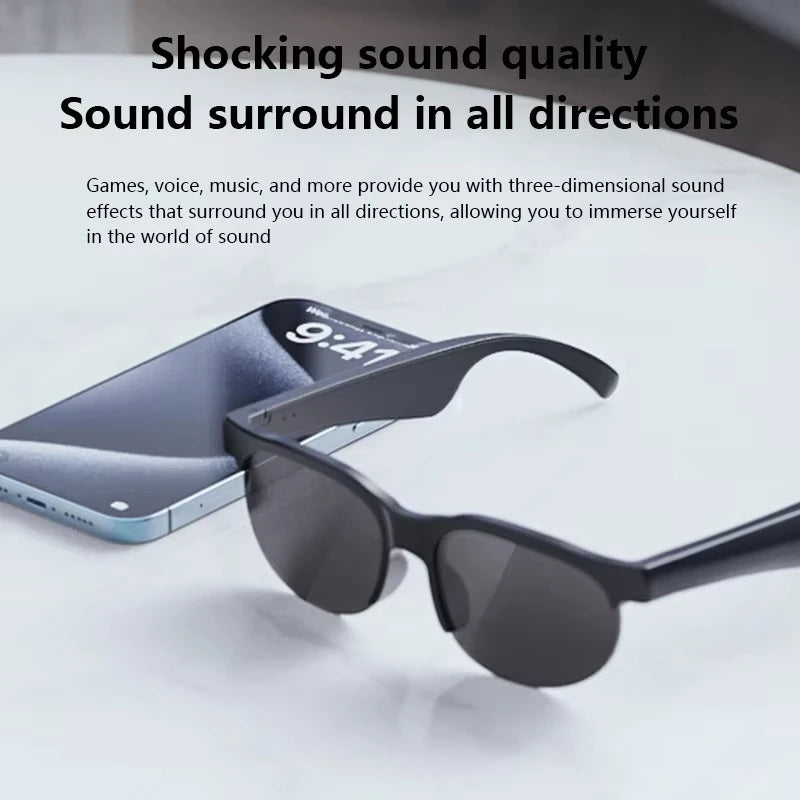 AI Smart Glasses With Bluetooth Audio And Translation
