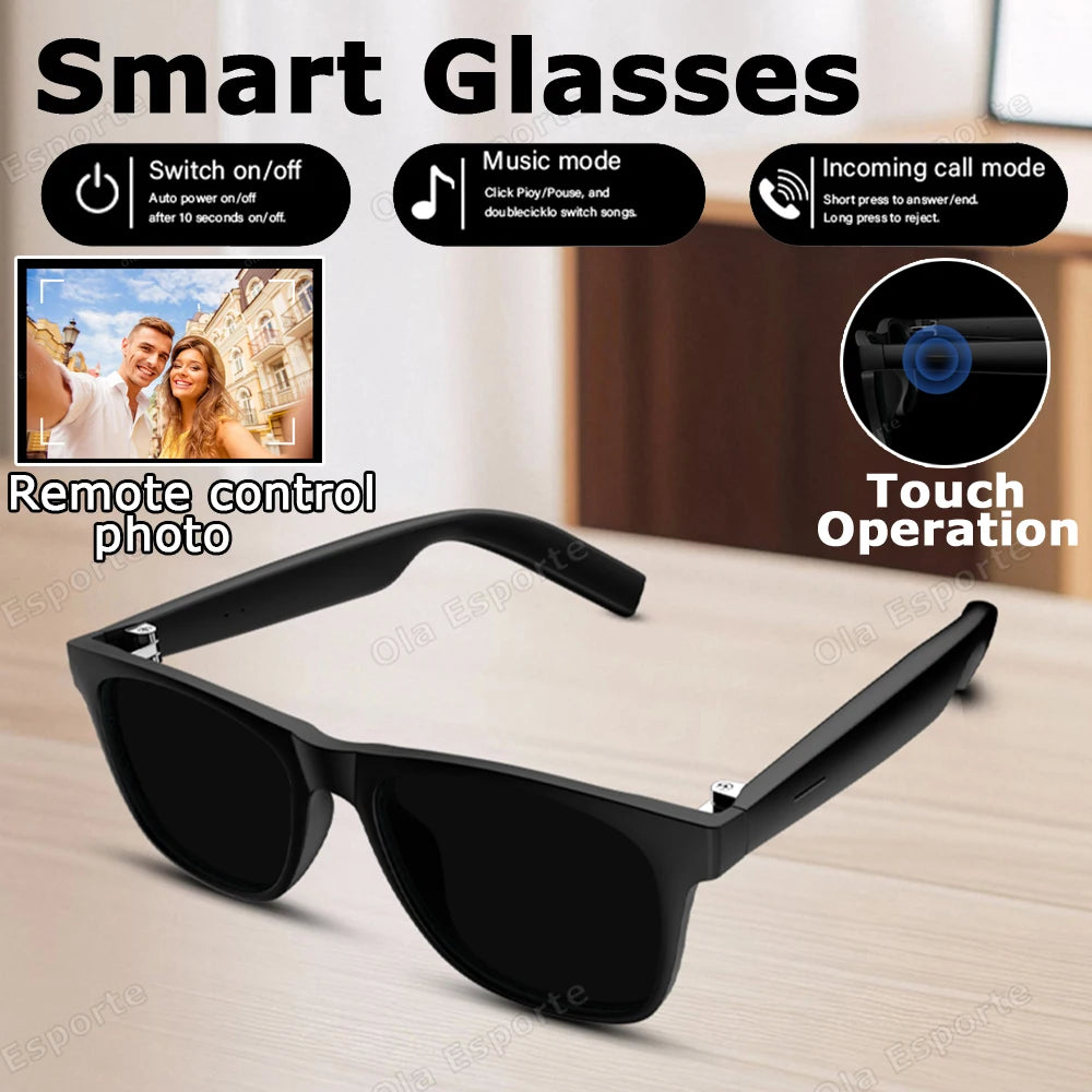 Bluetooth Smart Audio Glasses – Calls, Music & Voice Control - HighRunners